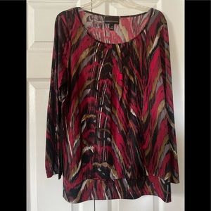 Dana Buchanan Womens size medium long sleeve top.